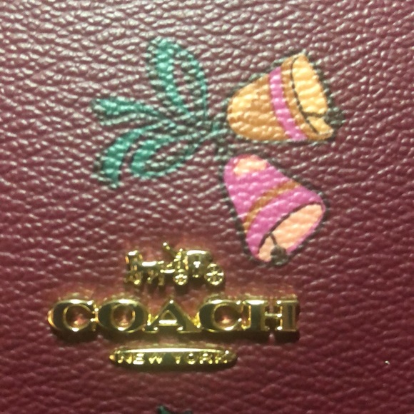 Coach Holiday Bells Crossbody Bag NWT - Picture 7 of 9